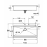 Мойка GROHE из нержавеющей стали, 1 чаша, K800 120-S 102,4/56 1.0 