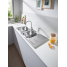 Мойка GROHE из нержавеющей стали с корзинчатым вентилем, оборачиваемая, 2 чаши, K400 80-S 116/50 2.0 