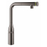 Смеситель для кухонной мойки GROHE Essence SmartControl с вытяжным изливом, темный графит глянец 