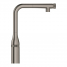 Смеситель для кухонной мойки GROHE Essence SmartControl с вытяжным изливом, темный графит матовый 