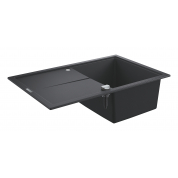 Мойка GROHE K400, 780 x 500 мм, черный гранит 
