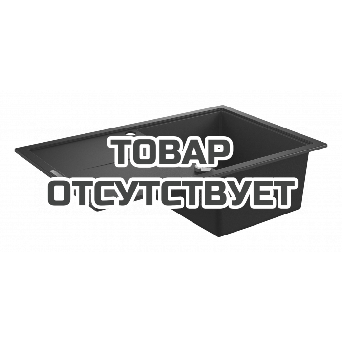 Мойка GROHE K400, 780 x 500 мм, черный гранит 