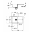 Мойка GROHE K400, 780 x 500 мм, серый гранит 