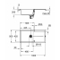 Мойка GROHE K400, 1000 x 500 мм, серый гранит 