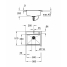 Мойка GROHE K700 с одной чашей, 560 x 510 мм, черный гранит 