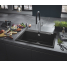 Мойка GROHE K700 с одной чашей, 780 x 510 мм, черный гранит 