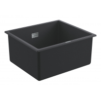 Мойка GROHE K700U с одной чашей, 457 x 406 мм, черный гранит 