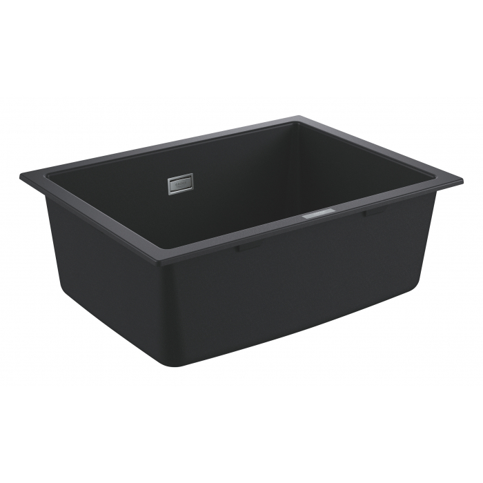 Мойка GROHE K700U с одной чашей, 610 x 460 мм, черный гранит 