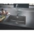 Мойка GROHE K700U с одной чашей, 610 x 460 мм, серый гранит 