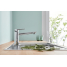 Смеситель для кухонной мойки GROHE BauEdge, хром 