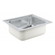 Мойка GROHE K200 60-S, 533 x 458 мм, оборачиваемая с одной чашей, нержавеющая сталь 