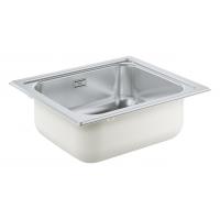 Мойка GROHE K200 60-S, 533 x 458 мм, оборачиваемая с одной чашей, нержавеющая сталь 