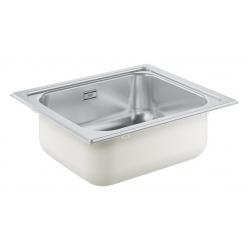 Мойка GROHE K200 60-S, 533 x 458 мм, оборачиваемая с одной чашей, нержавеющая сталь 