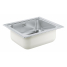 Мойка GROHE K200 60-S, 533 x 458 мм, оборачиваемая с одной чашей, нержавеющая сталь 