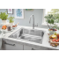 Мойка GROHE K200 60-S, 533 x 458 мм, оборачиваемая с одной чашей, нержавеющая сталь 