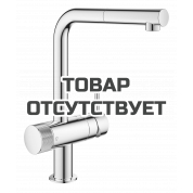 Смеситель для кухонной мойки GROHE Blue Pure Minta, с функцией фильтрации, без фильтра в комплекте, хром 