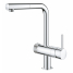 Смеситель для кухонной мойки GROHE Blue Pure Minta, с функцией фильтрации, без фильтра в комплекте, хром 