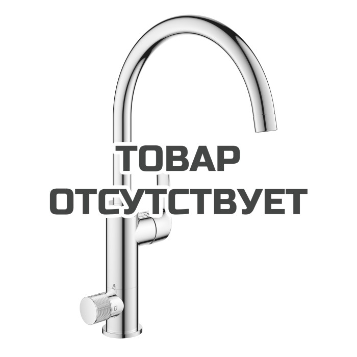 Смеситель для кухонной мойки GROHE Blue Pure Eurosmart, с функцией фильтрации, без фильтра в комплекте, хром 