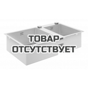 Мойка из нержавеющей стали GROHE K700 с 2 чашами, 860 x 500 мм, хром 