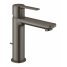 Смеситель для раковины GROHE Lineare с донным клапаном, S-Size, темный графит матовый 
