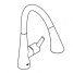 Смеситель для кухонной мойки GROHE Zedra с вытяжным душем 3jet, хром 