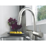 Смеситель для кухонной мойки GROHE Minta с вытяжным душем, C-образный излив, суперсталь 