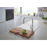 Смеситель для кухонной мойки GROHE Minta с вытяжным душем, U-образный излив, хром 