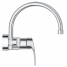 Смеситель для кухонной мойки GROHE Eurosmart, настенный с высоким изливом, вынос 245 мм, хром 