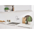 Смеситель для кухонной мойки GROHE Eurosmart, настенный с высоким изливом, вынос 245 мм, хром 