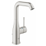 Смеситель для раковины GROHE Essence с донным клапаном, L-Size, суперсталь 