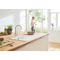 Смеситель для кухонной мойки GROHE Concetto, суперсталь 