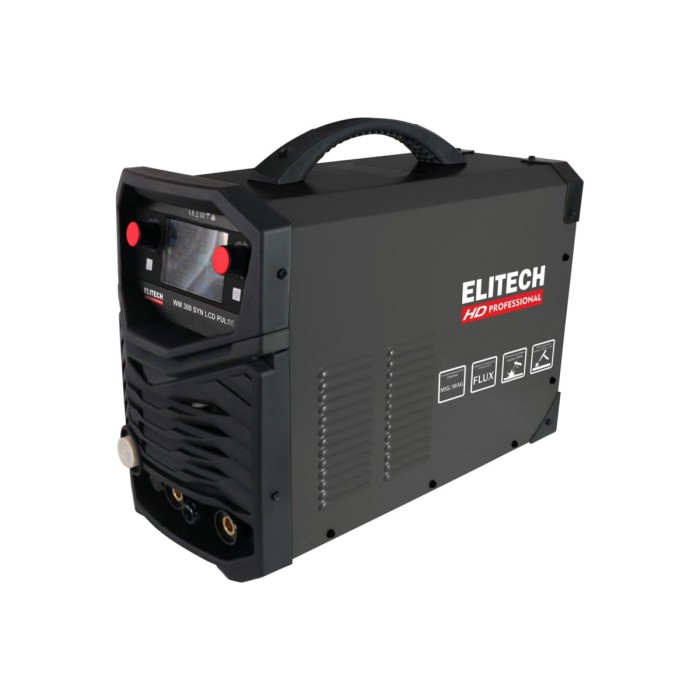 Инверторный сварочный аппарат ELITECH HD WM 300 SYN LCD Pulse 