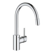 Смеситель для кухонной мойки GROHE Concetto с вытяжным изливом, хром (32663003)