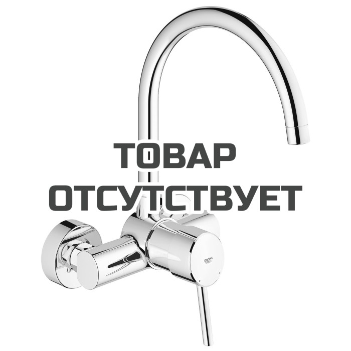 Смеситель для кухонной мойки GROHE Concetto, настенный, хром 