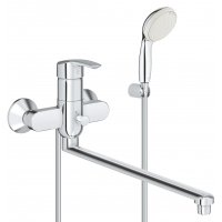 Смеситель для ванны GROHE Multiform универсальный, с душевым гарнитуром, хром 