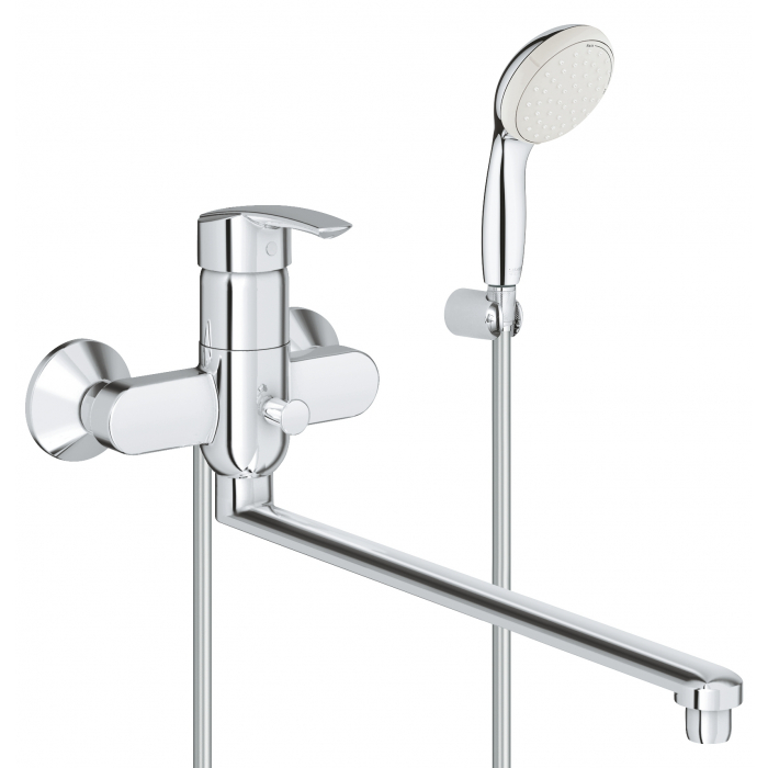 Смеситель для ванны GROHE Multiform универсальный, с душевым гарнитуром, хром 