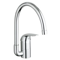 Смеситель для кухонной мойки GROHE Euroeco, хром 