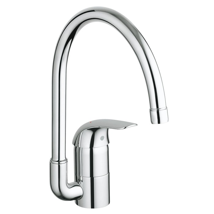 Смеситель для кухонной мойки GROHE Euroeco, хром 