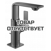 Смеситель для раковины GROHE Allure с донным клапаном, M-Size, темный графит глянец 