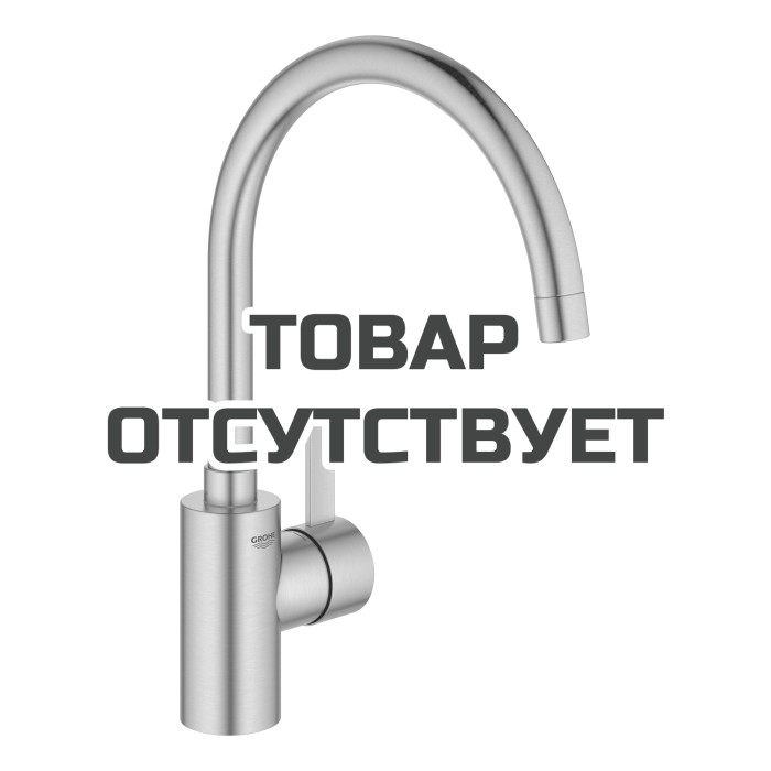Смеситель для кухонной мойки GROHE Eurosmart Cosmopolitan, высокий излив, суперсталь 