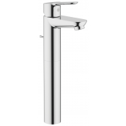 Смеситель для раковины GROHE BauEdge с донным клапаном, XL-Size, хром 