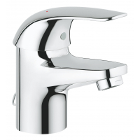 Смеситель для раковины GROHE Euroeco с цепочкой, хром 