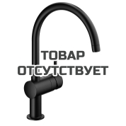 Смеситель для кухонной мойки GROHE Minta с поворотным C-изливом, черный бархат (32917KS0)
