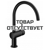 Смеситель для кухонной мойки GROHE Minta с поворотным C-изливом, черный бархат 