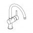 Смеситель для кухонной мойки GROHE Minta с поворотным C-изливом, черный бархат 