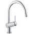 Смеситель для кухонной мойки GROHE Minta с вытяжным C-изливом и ограничением расхода воды, хром 