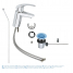 Смеситель для раковины GROHE Eurosmart, S-Size, хром 