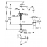 Смеситель для раковины GROHE Eurosmart, S-Size, хром 