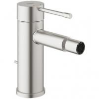 Смеситель для биде GROHE Essence с донным клапаном, суперсталь 