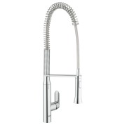 Смеситель для кухонной мойки GROHE K7 профессиональный, хром 